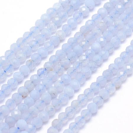 Natural Blue Lace Agate Beads Strands G-E411-12-2mm-1