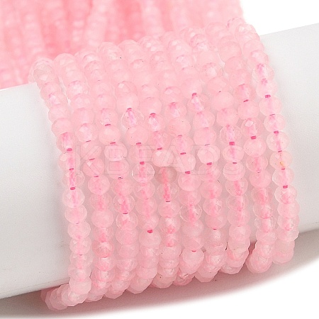 Natural Rose Quartz Beads Strands G-ONLY-T-B03-01A-1