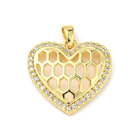 Brass with Cubic Zirconia Pendants FIND-Z023-01B-1