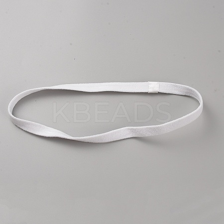 Candy Color Nylon Elastic HairBands OHAR-WH0034-04H-1