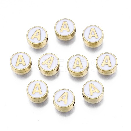 Alloy Enamel Beads ENAM-N052-006-01A-RS-1