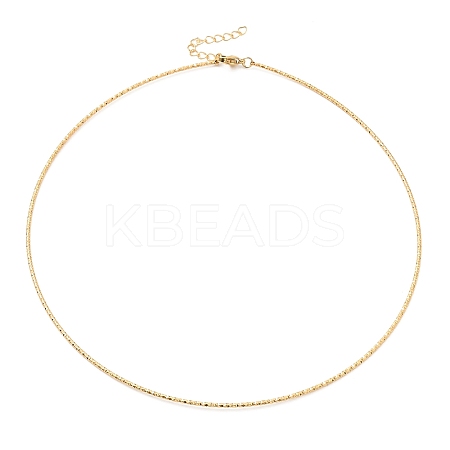 Ion Plating(IP) 304 Stainless Steel Necklaces STAS-D084-31G-1