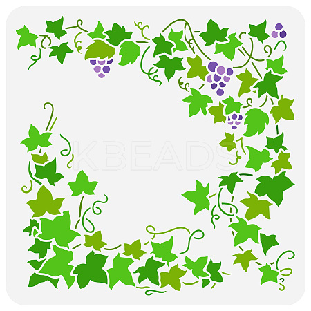 PET Hollow Out Drawing Painting Stencils DIY-WH0391-0635-1