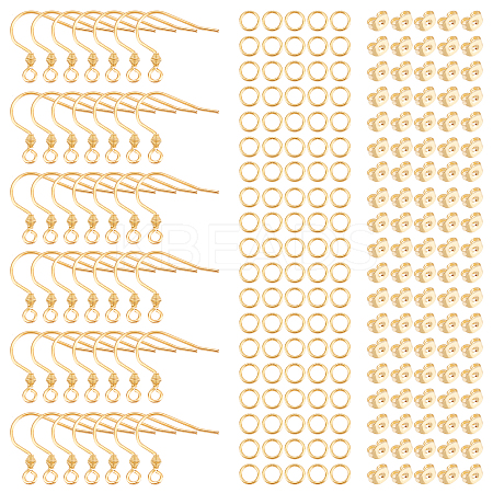 100Pcs 304 Stainless Steel Earring Hooks STAS-DC0006-93-1