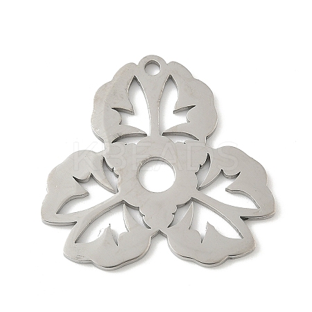 304 Stainless Steel Pendants STAS-V016-17P-1