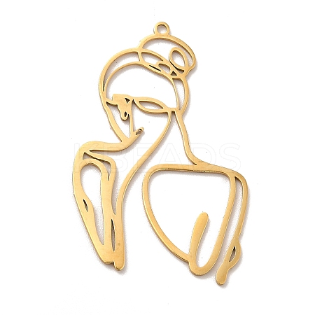 201 Stainless Steel Pendants LS-STAS-E175-14G-1