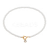 1Pc Brass Clear Cubic Zirconia Letter Pendant Necklaces NJEW-LP0001-32O-1