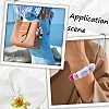 100Pcs 20 Colors Imitation Rabbit Hair European Beads FIND-PA0001-27-5