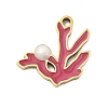 304 Stainless Steel Enamel Charms STAS-I336-03G-02-1