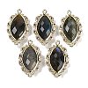 Natural Labradorite Faceted Horse Eye Links G-B126-02G-12-1