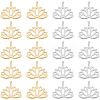 20Pcs 2 Colors Brass Charms KK-FH0002-18-1