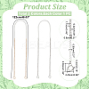 2Pcs 2 Colors Resin Imitation Pearl Crossbody Purse Straps FIND-WR0009-53-2