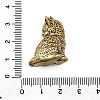Brass Cat Miniature Figurines Statues for Home Office Desktop Ornament KK-S335-04AB-A-3