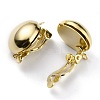 Brass Clip-on Earring Findings KK-O131-03G-C-2