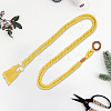 1Pc Handmade Weaving Cotton Tassel Waist Belts for Women Ladies Dress AJEW-CP0010-51A-7