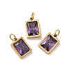 PVD Vacuum Plating 304 Stainless Steel Pendants STAS-D189-03G-B01-1