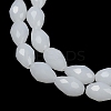 Electroplate Imitation Jade Glass Beads Strands EGLA-N013-J8mm-D03-3