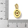 Ion Plating(IP) 304 Stainless Steel Micro Pave Cubic Zirconia Pendants STAS-Z107-05G-06-3