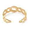 304 Stainless Steel Cuff Bangles for Women BJEW-K263-05G-15-3
