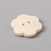 2-Hole Natural Wood Buttons WOOD-E010-16-3