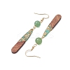 304 Stainless Steel Dangel Earrings EJEW-JE06029-S-4