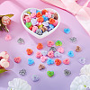 Printed Opaque Resin Cabochons CRES-TA0001-72B-5