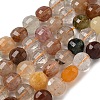 Natural Rutilated Quartz Beads Strands G-B099-B01-01-1
