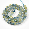 Dyed Natural White Jade Beads Strands G-T139-8mm-45W-3