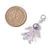 Angel Acrylic & Glass Pearl Pendant Decoration X1-HJEW-JM02364-01-3