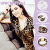 Leopard Print Alloy Pendant Necklaces & Earrings & Bracelet Sets SJEW-WH0020-03C-4