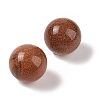 Synthetic Goldstone No Hole Sphere Beads G-K353-04D-25-2