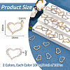 40Pcs 2 Colors Alloy Rhinestone Pendant FIND-FH0010-63-2