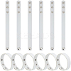 18Pcs PU Leather Snap Bracelets for Women Men BJEW-CY0001-13A-1