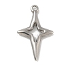 Anti-Tarnish 304 Stainless Steel Pendants STAS-Q334-55P-1