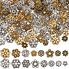 320Pcs 16Pcs Filigree Flower Tibetan Silver Fancy Bead Caps TIBE-SC0002-13-1