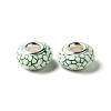 Opaque Resin European Beads RESI-C055-01J-2