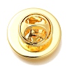 Rack Plating Brass Brooch Finding KK-Z030-01G-02-3