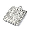 Anti-Tarnish 304 Stainless Steel Pendants STAS-U033-01P-C-2