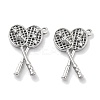 Rack Plating Brass Clear Cubic Zirconia Pendants KK-M102-16G-B-1