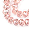 Electroplate Glass Beads Strands EGLA-A034-T3mm-A34-2