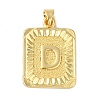 Rack Plating Brass Pendants KK-B092-42G-D-1