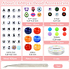 DIY Acrylic & Polymer Clay Beads Bracelets Jewelry Making Kits DIY-YW0010-79-2