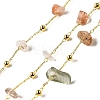 Handmade Natural Rutilated Quartz Chip Beaded Chains CHC-F020-09G-04-1