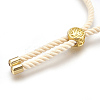 Cotton Cord Bracelet Making KK-F758-03K-G-3