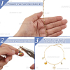 6Pcs 2 Colors 304 Stainless Steel Paperclip Chain Necklaces NJEW-SC0001-58A-4