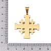 304 Stainless Steel Pendants STAS-C170-08B-G-3