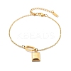 304 Stainless Steel Cable Chains Charm Bracelets for Women BJEW-U021-11G-4