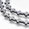 Non-magnetic Synthetic Hematite Beads Strands G-P218-16-09-1