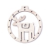 Undyed Wood Big Pendants LS-WOOD-F007-09-2