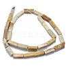 Natural Fossil Coral Beads Strands G-F631-E05-2